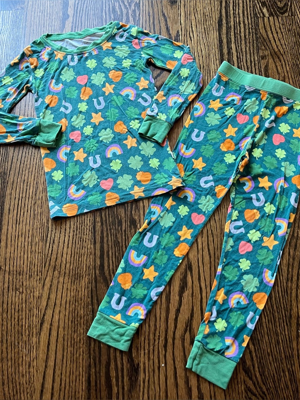 Little Sleepies Lucky Charms Long Sleeve Pajama Set (3T)